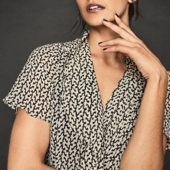 NWT REISS | $330 Paris Ruffled Mini Dress - Picture 4 of 5